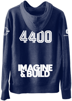Sudadera oficial, espalda